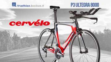 P3 Ultegra 8000: la bici di Cervélo concepita per il triathlon