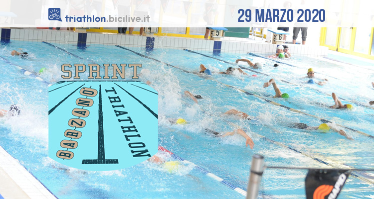 Triathlon Sprint di Barzanò (LC): domenica 29 marzo 2020