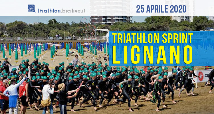 Triathlon Sprint Città di Lignano: 25 aprile 2020