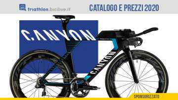 Le bici triathlon e crono 2020 di Canyon: catalogo e listino prezzi