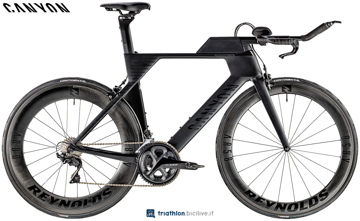 Una bici Canyon Speedmax CF 7.0 2020