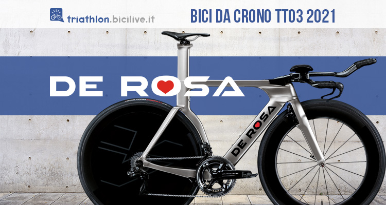 La nuova bici da cronometro De Rosa TT03 2021