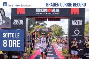 Ilrecord di Braden Currie sotto le 8 ore durante la Ironman New Zealand 2021